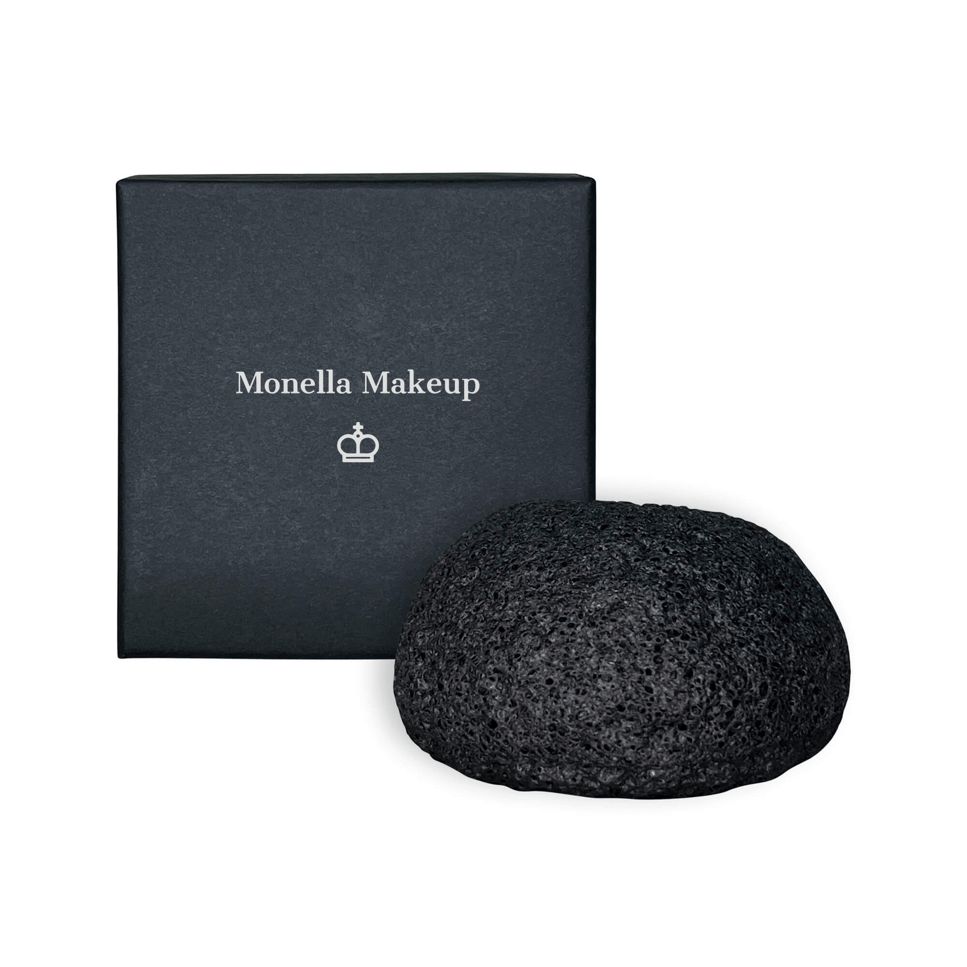 Natural Konjac Sponge with packaging by Monella Makeup